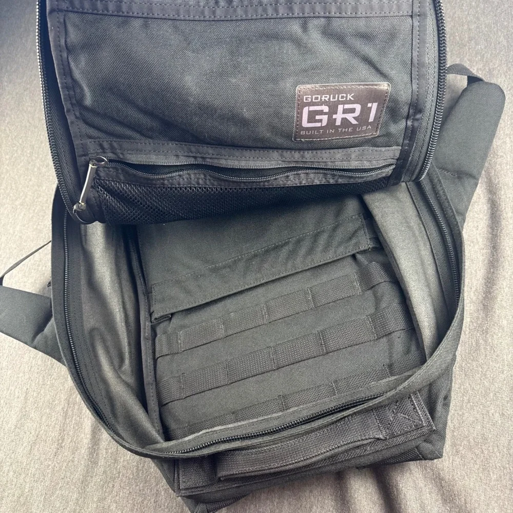 GORUCK GR1 Backpack Black 21L USA Built Tactical Rucksack Laptop Bag